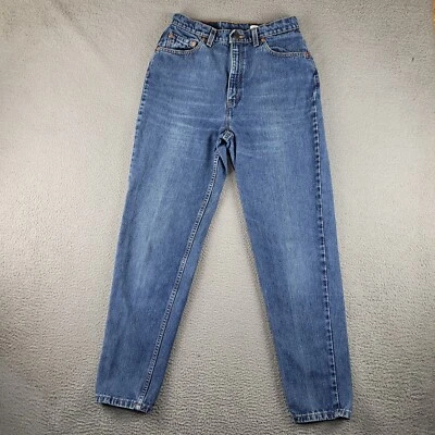 Vintage Levis 512 Jeans Womens 12 Blue Denim Slim Fit Tapered Leg Made USA 90s - Image 1 of 4