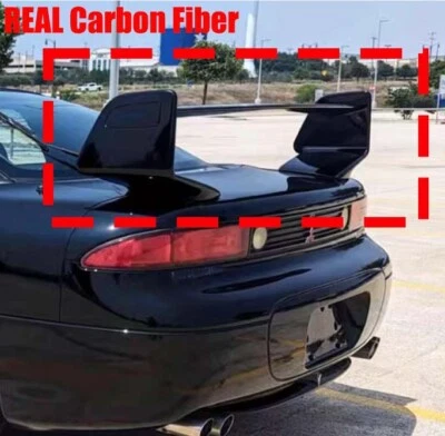 Real Carbon Rear Spoiler Racing Wing for Mitsubishi 3000GT 1991-99 In Stock - Image 1 of 4