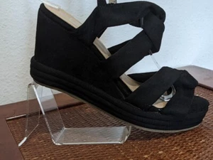 Marker's Damen-Keilsandalen schwarz Größe 6 & 7 NEU - Bild 1 von 8