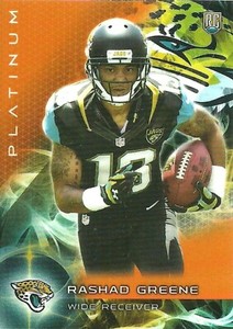2015 Topps Platinum Orange Refractors #109 Rashad Greene RC Jacksonville Jaguars
