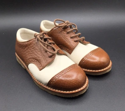 Zapatos de montar Oxford marrón iris para niños Faro Footwear by Baby talla 10/10,5 Foto 1 de 4