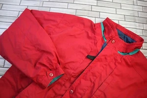 Vintage Members Only Herren 3XL Windbreaker Bomberjacke rot Colorblock kariert Innenfutter - Bild 1 von 11