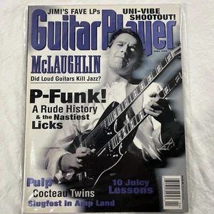 GUITAR PLAYER April 1996 John Mclaughlin Joe Beck Robin Guthrie Harvey Mandel - Picture 1 of 4
