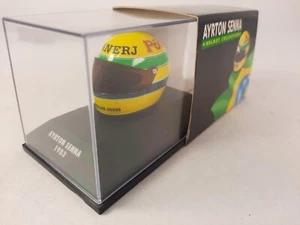 Minichamps Ayrton Senna helmet 1983 1/8 540380314 - Foto 1 di 3