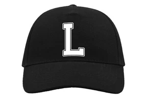 Letter L Baseball Hat Cap Gift Present Surname Family Name Birthday Cool - Picture 1 of 6