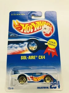 Hot Wheels Sol-Aire CX4 Collector No. Velocidad de metal dorado 254 - Imagen 1 de 5