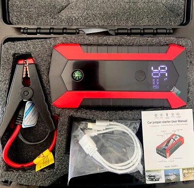 STICKERSLAB Avviatore di emergenza Auto Batteria Booster Starter Power Bank 12v 99800mAh