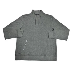 Fourlaps x Peloton Rush Mens Size Medium Re-Up 1/4 Zip Up Mockneck Gray - Picture 1 of 8