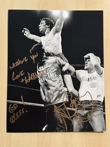 RAY BOOM BOOM MANCINI HAND SIGNED 8x10 PHOTO AUTOGRAPHED LEGENDARY BOXER COA - Picture 1 of 1