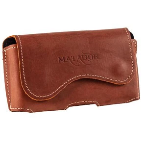 Apple iPhone 8 Echt Leder Case Matador Rost-02 Gürtelschlaufe Gürtel Tasche - Imagen 1 de 5