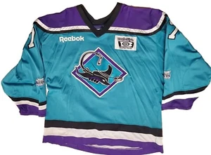 Oakland Skates RHI Roller Hockey Game Worn Jersey Reebok Used Blue #37 - Picture 1 of 14