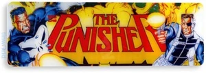 SIGNO DE HOJALATA The Punisher Arcade, años 80, retro, consola, carpa, decoración de juegos, A650 - Imagen 1 de 3