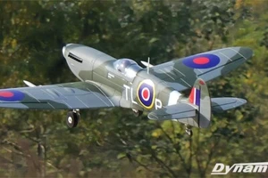 Dynam Supermarine Spitfire V3 RC Warbird Plane 1200mm Wingspan w/ Flaps - Picture 1 of 20