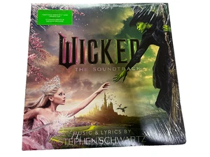 WICKED THE SOUNDTRACK Double LP Vinyl NEW ARIANA GRANDE CYNTHIA ERIVO - Picture 1 of 1