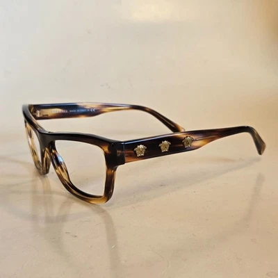 范思哲 Mod. 4344镜框棕色金色美杜莎太阳镜眼镜 — 第 1/4 张图片