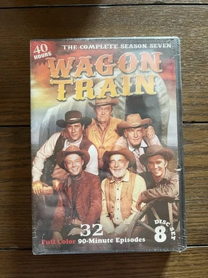 Wagon Train The Complete 7th Season New Sealed  8 DVD Set… Free US Shipping  — 第 1/2 张图片