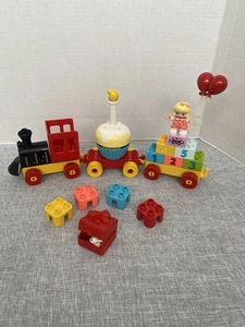 Lego Duplo Disney Birthday Train Food Car Vehicles Decorated Bricks Set NEW - Picture 1 of 7