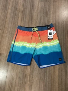 Rip Curl Men’s Vibrant Multicolor Swim Shorts – Size 32 - Picture 1 of 5