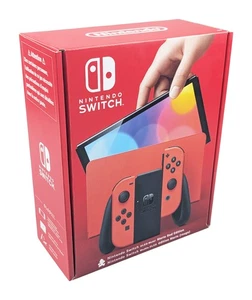 Nintendo Switch OLED-Modell (HEG-001) 64GB Mario Edition in rot - NEU & OVP - Bild 1 von 3