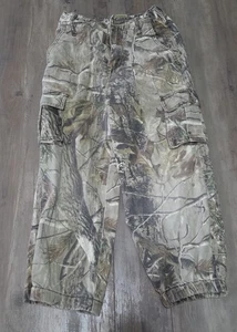 Real Tree Camoflage Cargo Hunting Pants Youth Medium 8 Real Tree Camo - Picture 1 of 4