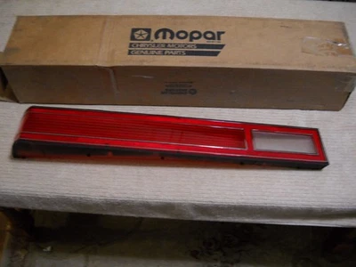 NOS Mopar 1980-1989 Dodge Diplomat Tail Light Lens Left Drivers Side MINT! - Image 1 of 3
