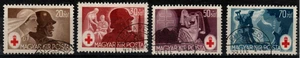 HUNGARY - 1944. Red Cross III. Cpl. Set USED!! - Picture 1 of 1