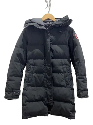 CANADA GOOSE Puffer Jacket Fur Missing M Polyester BLK Plain 2302jl - Image 1 of 4