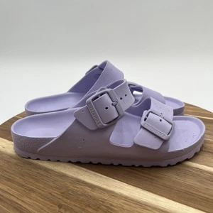 Birkenstock Arizona Eva Light Purple Adjustable Sandals Women's Size 38 EU 7 US - Picture 1 of 9