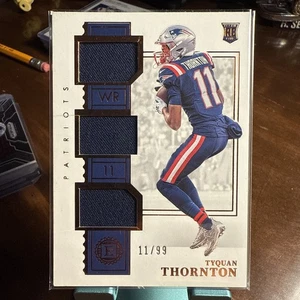 2022 Panini Encased Rookie Triple Memorabilia /99 Tyquan Thornton #RTM-21 RC 🔥 - Picture 1 of 4