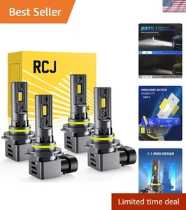 Ultra Brighter 9005 9006 LED Bulb Set - 200W, 50000 Hr Lifespan, 1:1 Beam - Picture 1 of 9