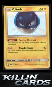 Voltorb SV13/SV94 Pokemon Shiny Holo Rare Hidden Fates: Shiny Vault Card NM - Foto 1 di 2
