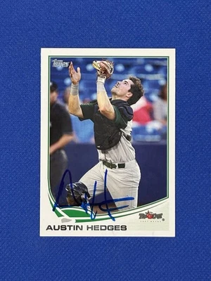 Austin Hedges autograph 2013 Topps Pro Debut card #116 auto signed - Image 1 of 3