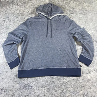 Michael Kors Pullover Hoodie Men's XL Blue & White Drawstring Soft Casual Pocket - Image 1 of 4