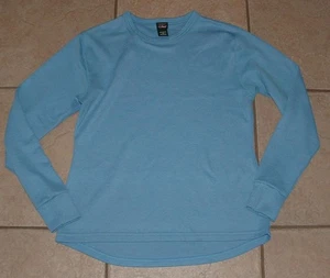 LL BEAN Blue Sz Small Casual Wear Long Sleeve Stretchy Shirt with Thumbholes - Picture 1 of 3