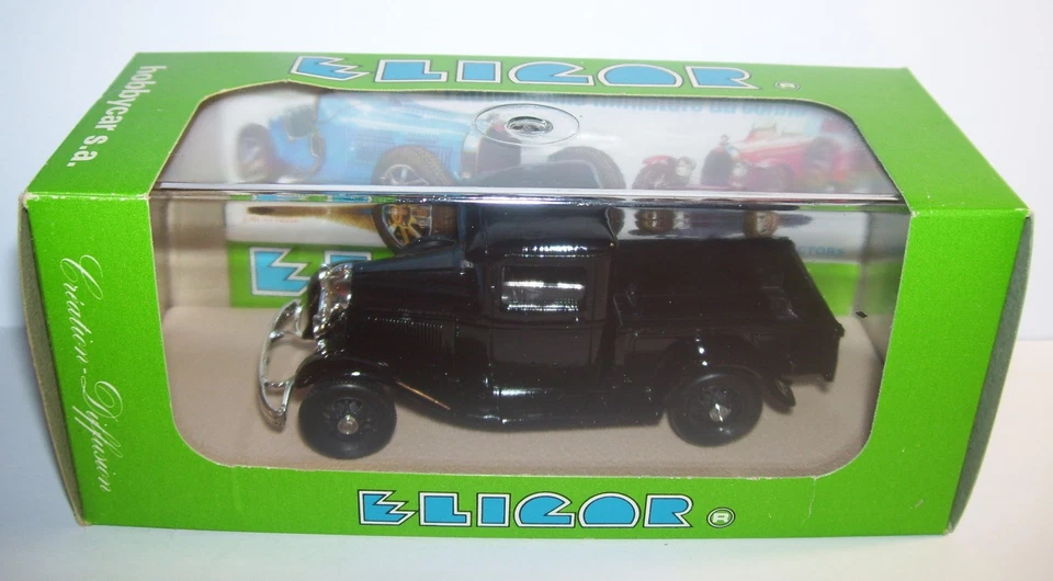 Eligor Ford V8 Pick Up 1933 Nero Ref 1080 1/43 In Scatola Nuovo - Immagine 1 di 1