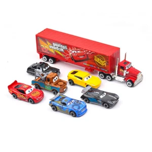 9.6" NO.95 McQueen Disney Car Big Portable Mack Hauler Truck Storage Boxed Gift - Picture 1 of 10