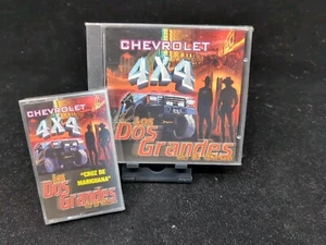 CD+CASSETTE-LOS DOS GRANDES DE LA SIERRA-CHEVROLET 4X4/CRUZ DE MARIGUANA-NUEVOS - Foto 1 di 5