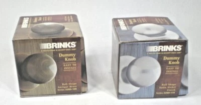 Perilla de puerta ficticia con forma de bola de uso interior Brinks Foto 1 de 4