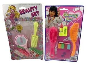 Vtg Pretend Play Makeup Cosmetic Dress Up Hair Kid Girls Toy Lot Retro 80s 90s - Picture 1 of 7