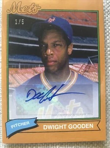 2020 Topps Super 70s Dwight Gooden #1/5 Autograph Orange ( of only 5) **RARE** - Picture 1 of 5