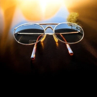 Vintage Porsche Design by Carrera Sunglasses Oval Gold Frame 5681 Australia - Image 1 of 4