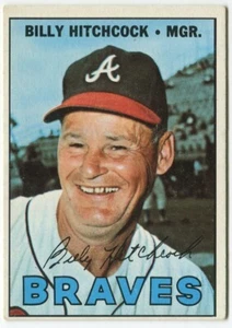 1967 Topps #199 Billy Hitchcock Atlanta Braves - Bild 1 von 2