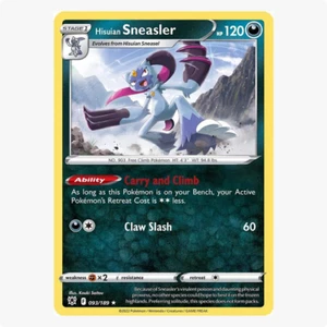 Hisuian Sneasler 093/189 Resplandor Astral Pokemon Juego de Cartas Coleccionables Holo Raro - Imagen 1 de 2