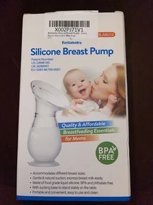 Bellababy Silikon Milchpumpe 4oz/110ml BPA KOSTENLOSER KOSTENLOSER VERSAND - Bild 1 von 4