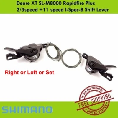 Shimano Deore XT SL-M8000 Rapidfire Plus I-Spec-B Shifter NO Mounting Bolts - Image 1 of 4