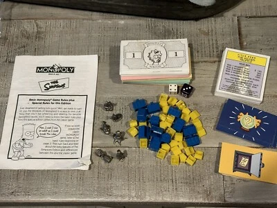 The Simpsons Monopoly 2001 Replacement Piece Tokens Parts - You Choose - Image 1 of 4