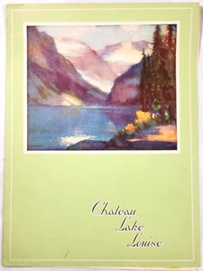 1937 Chateau Lake Louise Canadian Pacific Hotel Luncheon Menu - Picture 1 of 3
