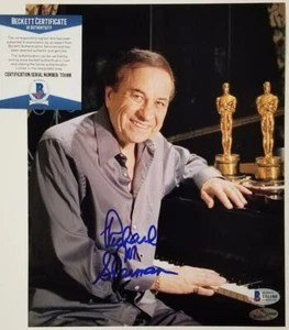Disney Songwriter Komponist Richard Sherman signed 8x10 Foto ~ Beckett BAS COA - Bild 1 von 1