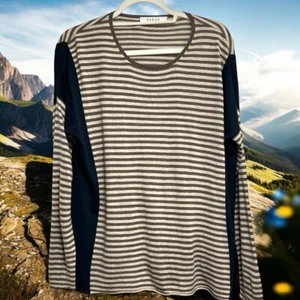 Kokun Bambus Kaschmir gestreift Damen Pullover Gr. Large weich leicht - Bild 1 von 9