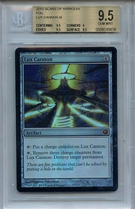 MTG Lux Cannon BGS 9.5 Scars of Mirrodin Foil Mythic Rare Magic Card Amricons - Picture 1 of 2
